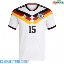 Camisa de time de futebol Alemanha Nico Schlotterbeck #15 Replicas 1º Equipamento Mundo 2026 Manga Curta